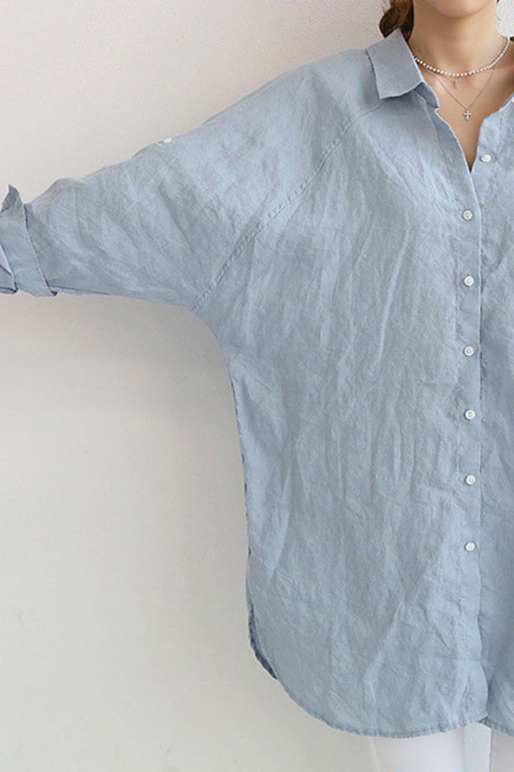 Pippa™ - Oversized Linen Shirt