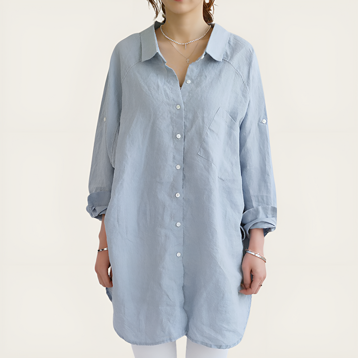 Pippa™ - Oversized Linen Shirt