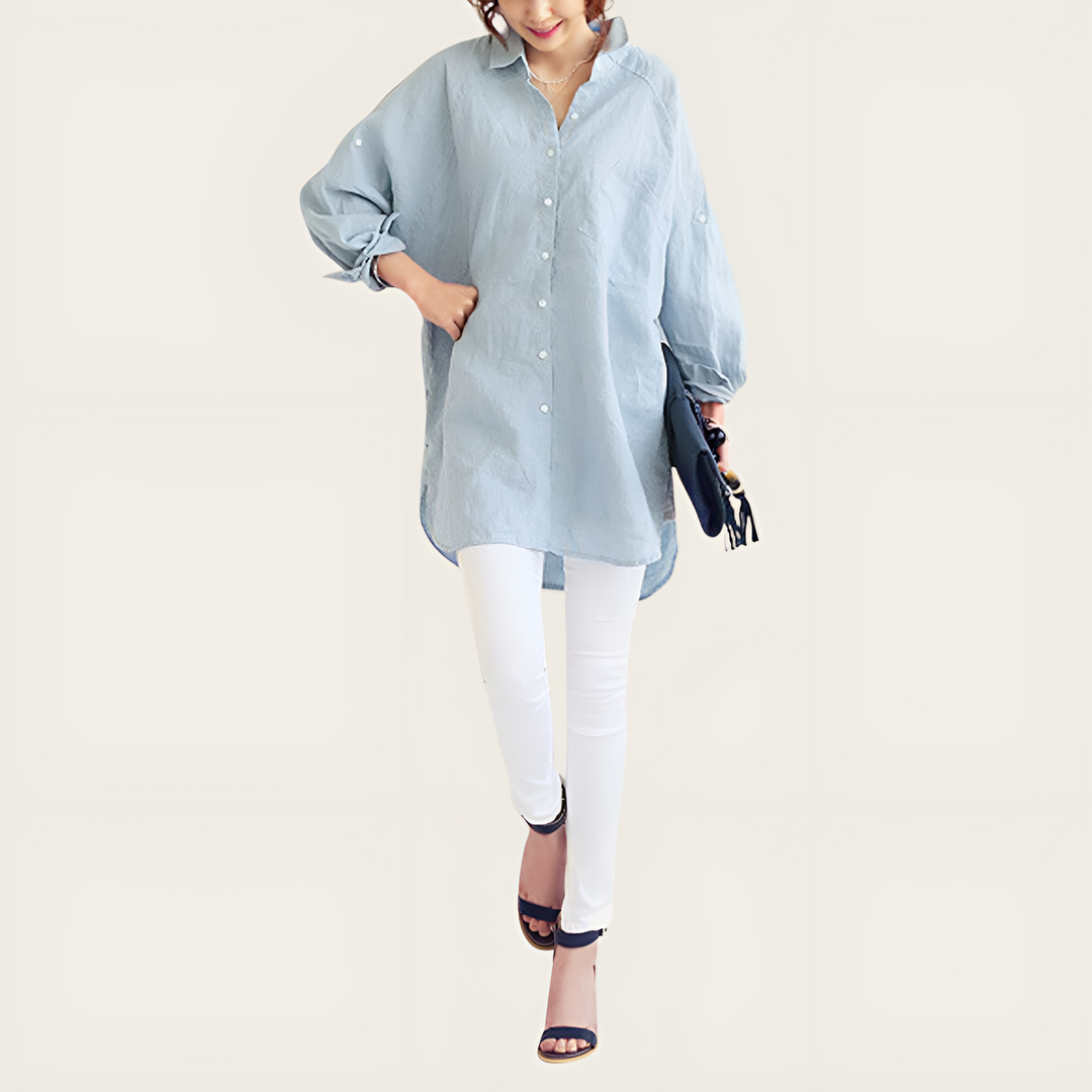 Pippa™ - Oversized Linen Shirt