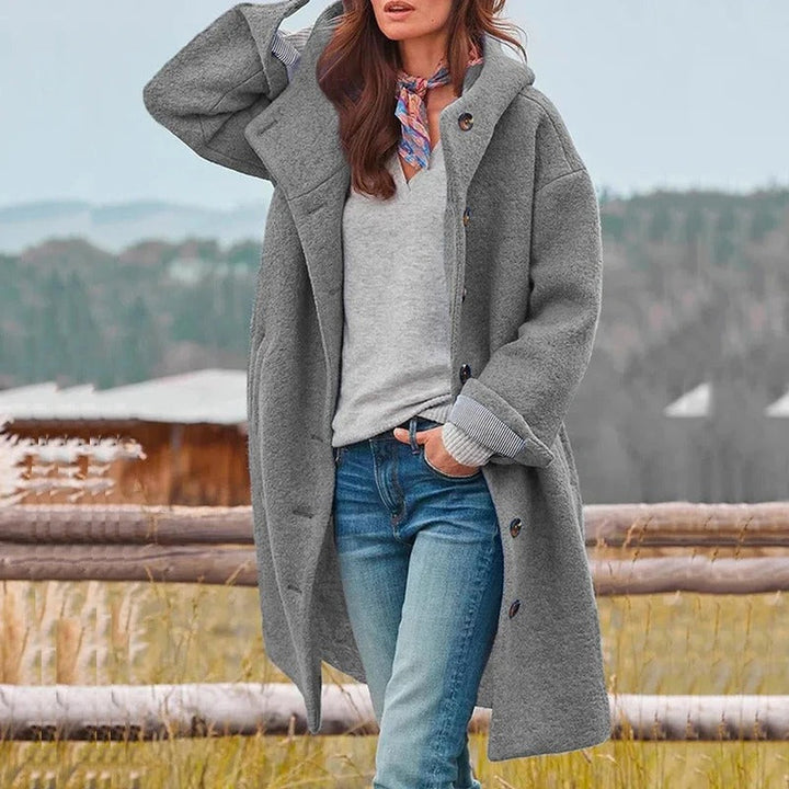 Joy™ | Stylish Warm Wool-Blend Trench Coat